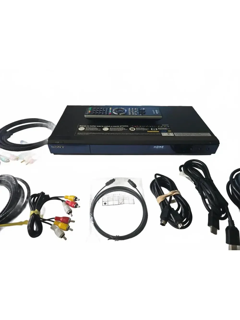 Sony BDP-BX1 Blu-ray Player with Remote and All Connecting Cables Bundle